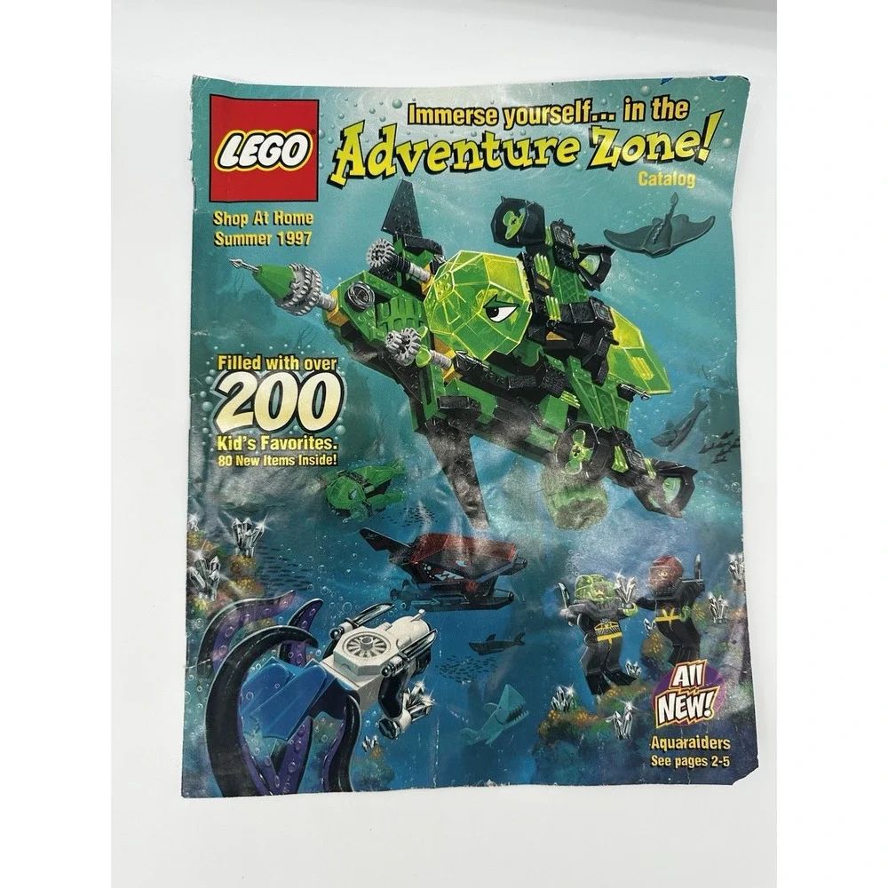 Vintage LEGO Mania Magazine Fright Knights 1997 Aquazone Catalog Guide Lot